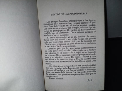 124- Comedia Del Diantre Y Otras Dos - Ramón J. Sender - Ediciones Destino - Primera Edición 1969