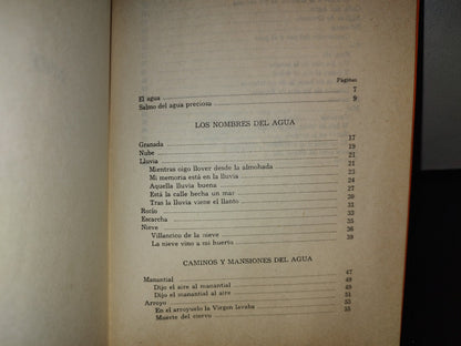 100- Diario Del Agua - Manuel Benítez Carrasco - 1977 - Firmado