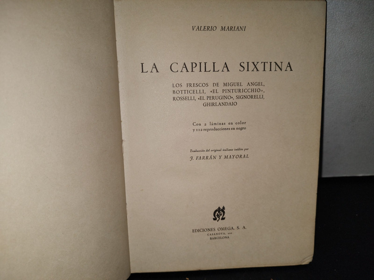 57- La Capilla Sixtina - Valerio Mariani - 50'S - 60'S