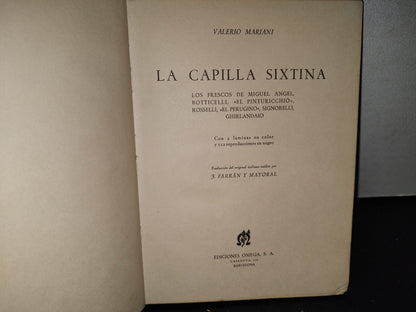 57- La Capilla Sixtina - Valerio Mariani - 50'S - 60'S