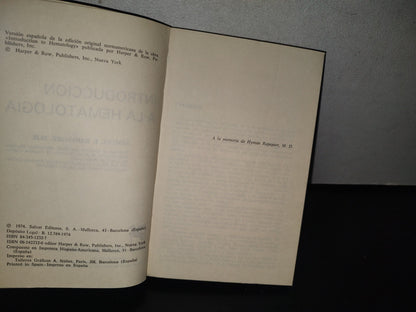 93- Introducción A La Hematología - Samuel I. Rapaport