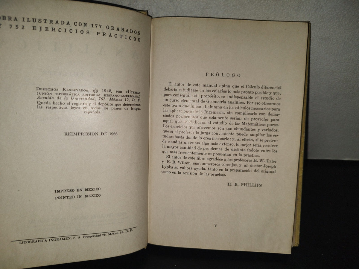 196- Geometría Analítica - Phillips - Uteha - 1966