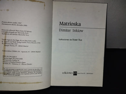 101- Matrioska - Dimiter Inkiow - El Baarco De Vapor - 2000