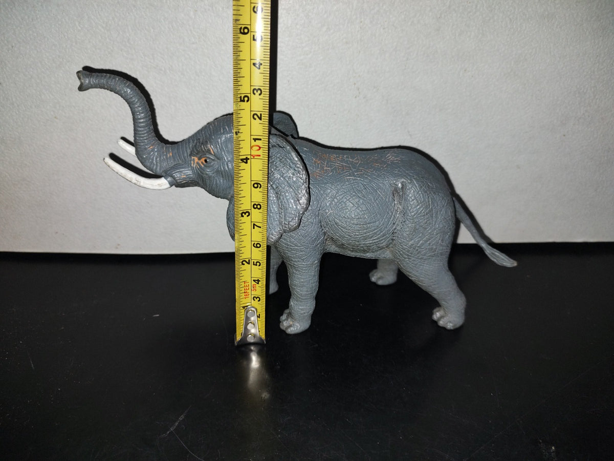 A5- Juguete Elefante De Plástico Macizo - 2000'S