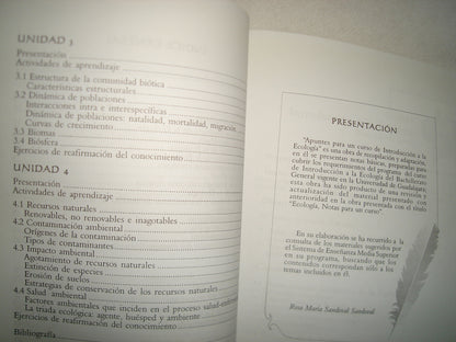 10- Apuntes Para Un Curso De Introducción A La Ecología - Rosa María Sandoval