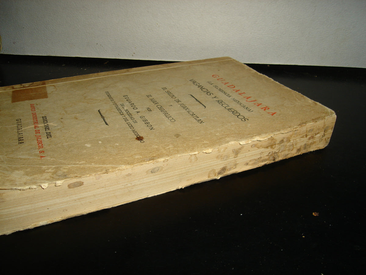 169- Guadalajara (La Florencia Mexicana). El Salto De Juanacatlán - Eduardo A. Gibbon - 1967