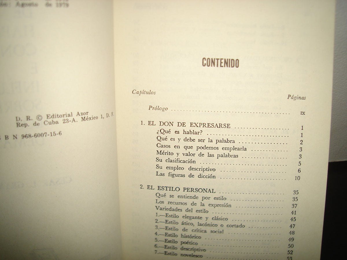 23- Arte De Hablar. Convencer E Influir En Los Demás - César L. Grym