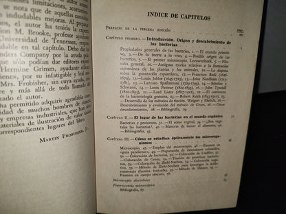 57- Elementos De Bacteriología - Martin Frobisher, Jr. - Primera Edición 1947