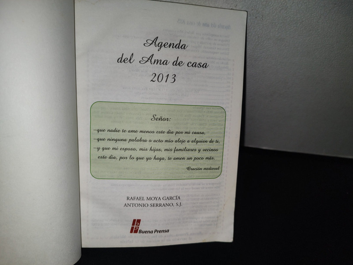 80- Agenda Del Ama De Casa 2013