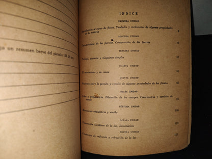 143- Física. Cuaderno De Trabajo. S. Mosqueira. Secretaría De Educación Pública, México, 1A. E. 1961