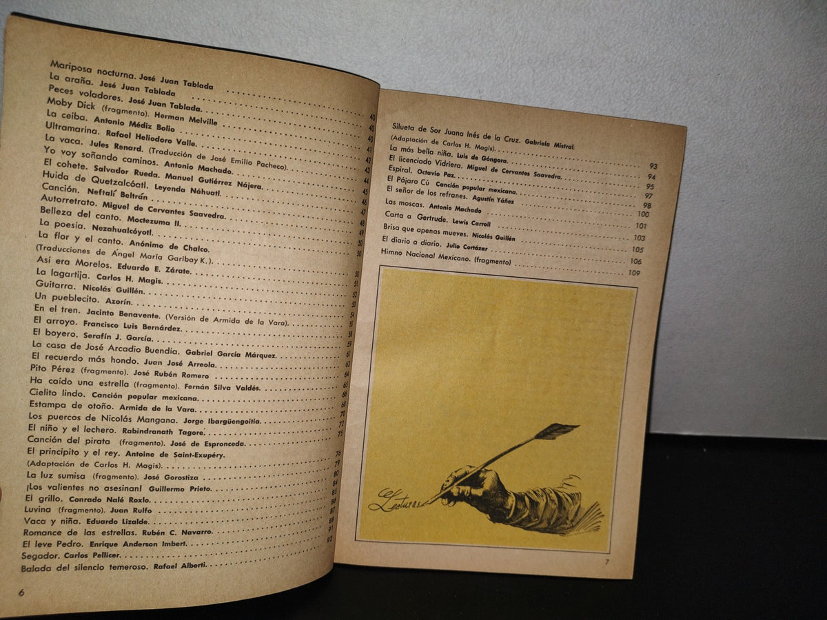89- Libro De Primaria. Sep - Español, Sexto Grado De Lecturas - 1972