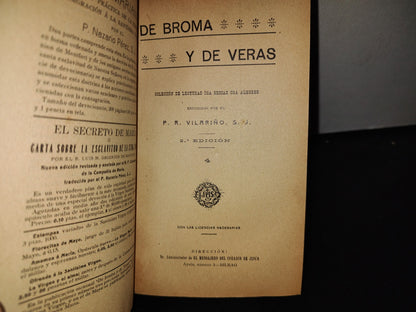 65- De Broma Y De Veras. Varias Obras De P. Villariño - 1900'S