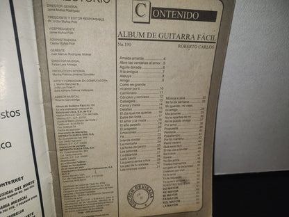 128- Guitarra Fácil Pressenta Su Álbum De: Roberto Carlos. No. 190, - 90'S