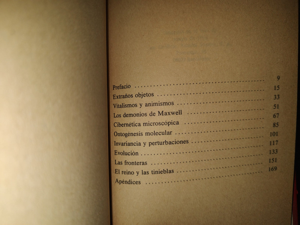 196- El Azar Y La Necesidad. Jacques Monod - Ediciones Orbis, S. A.