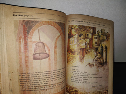 89- Libro De Primaria. Sep - Español, Sexto Grado De Lecturas - 1972