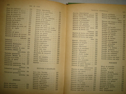 163- Libro De Cocina De El Ama De Casa - Editorial Molino 1966
