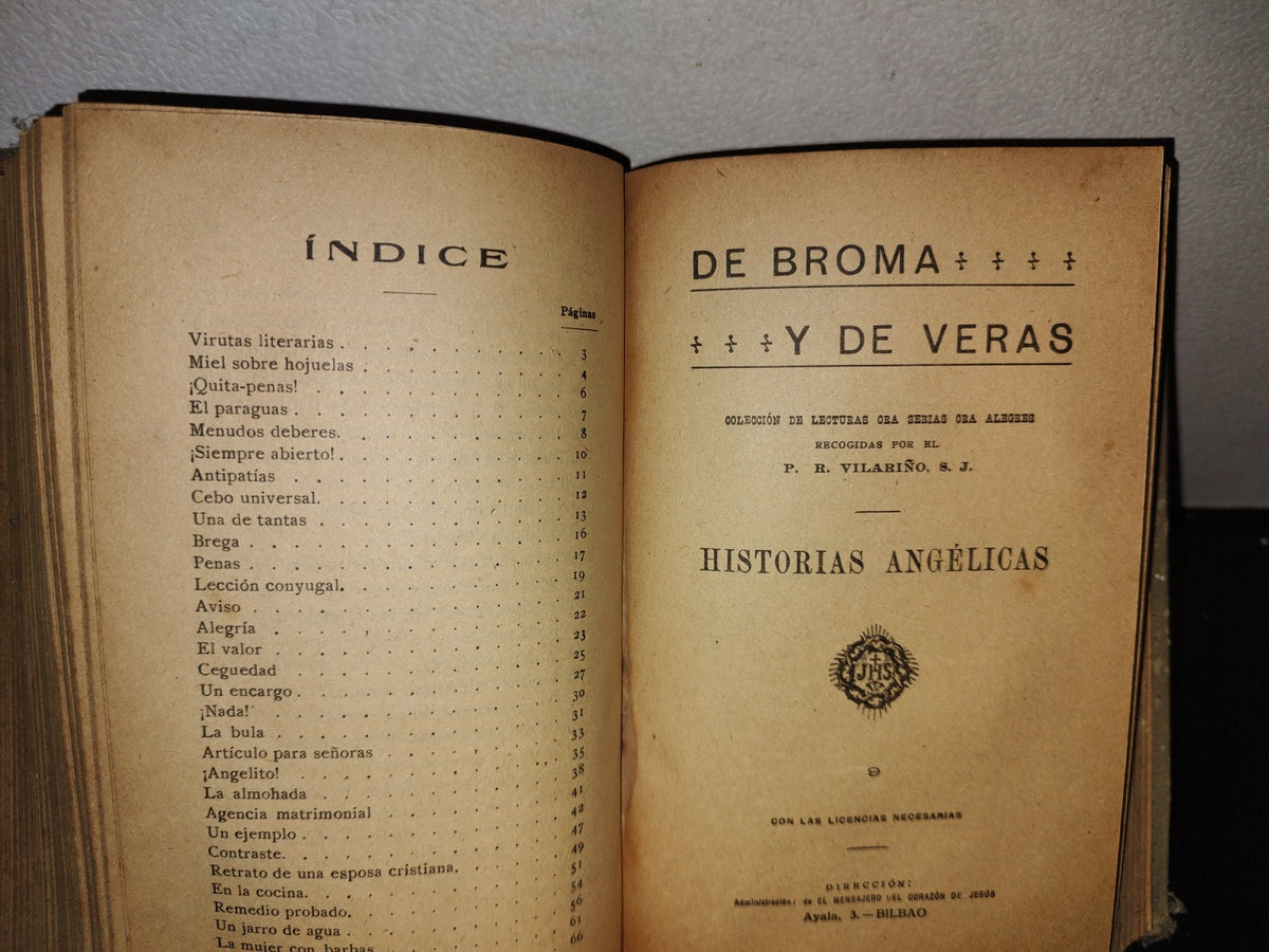 65- De Broma Y De Veras. Varias Obras De P. Villariño - 1900'S