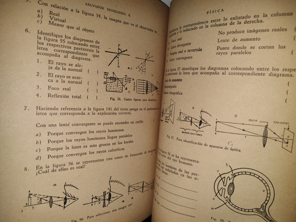 143- Física. Cuaderno De Trabajo. S. Mosqueira. Secretaría De Educación Pública, México, 1A. E. 1961