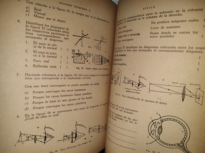 143- Física. Cuaderno De Trabajo. S. Mosqueira. Secretaría De Educación Pública, México, 1A. E. 1961