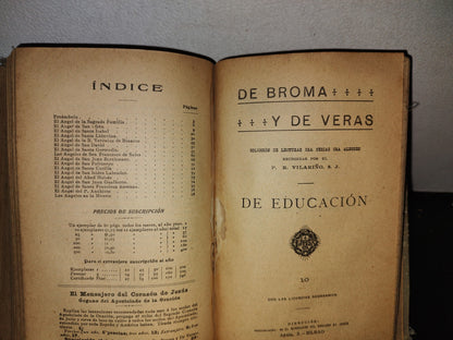 65- De Broma Y De Veras. Varias Obras De P. Villariño - 1900'S