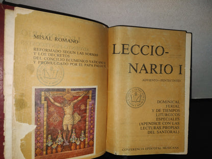 84- Misal Romano. Leccionario I. Adviento-Pentecostés. Conferencia Episcopal Mexicana - 1985