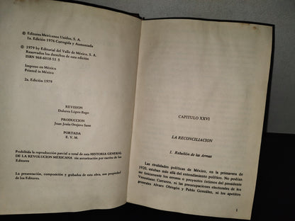 202- Historia General De La Revolución Mexicana. Tomo IV - José C. Valadés - 1979