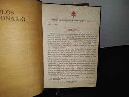 84- Misal Romano. Leccionario I. Adviento-Pentecostés. Conferencia Episcopal Mexicana - 1985