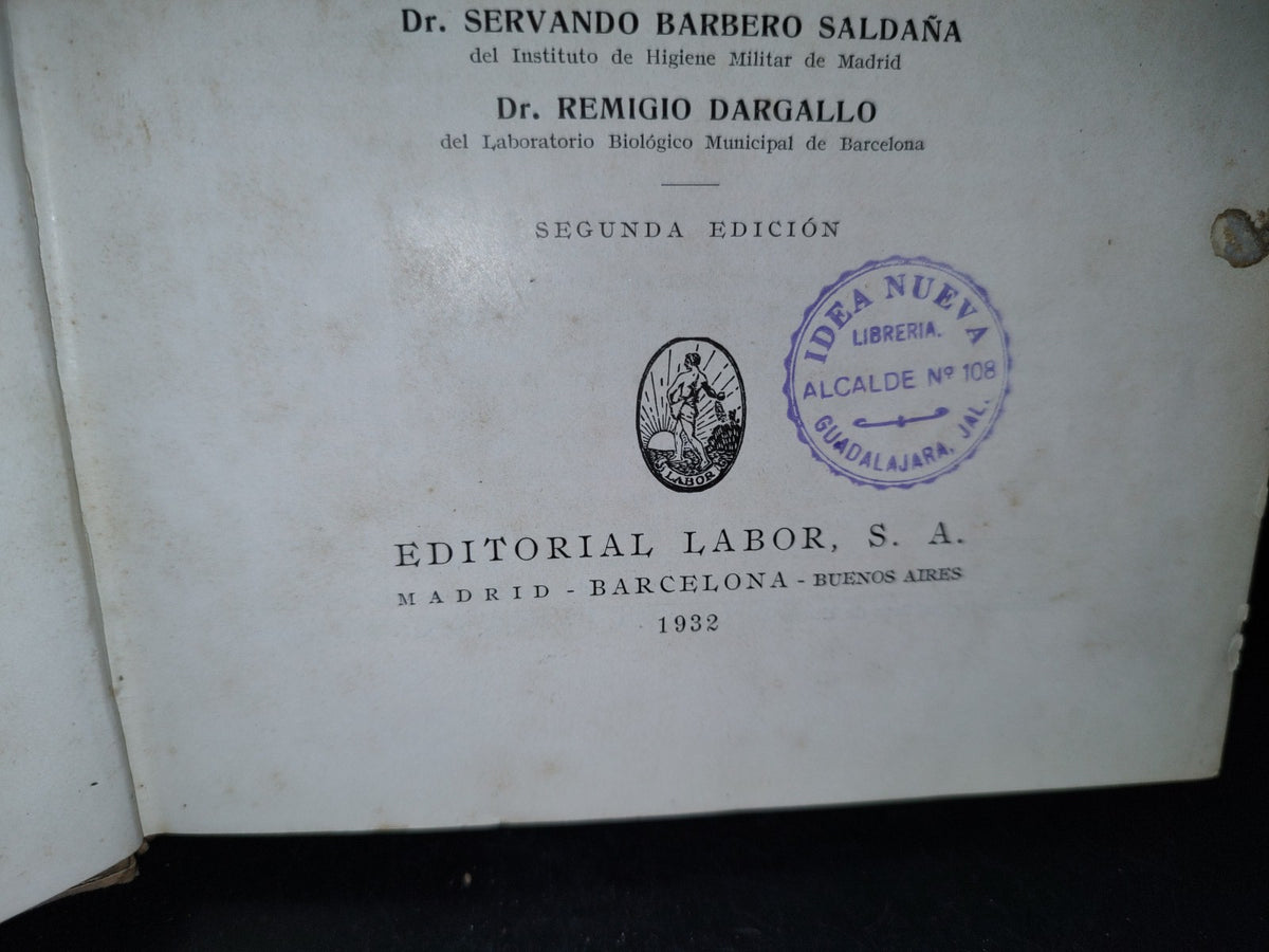59- Tratado Práctico De Microparasitología Y Serología - E. Gotschlich, W. Schürmann - 1932
