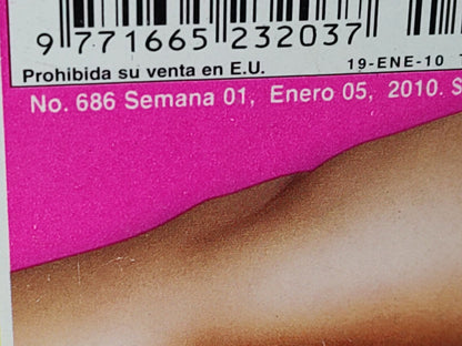 89- Revista Tvnotas. Juan Gabriel. Dorismar - No. 686, Enero 2010