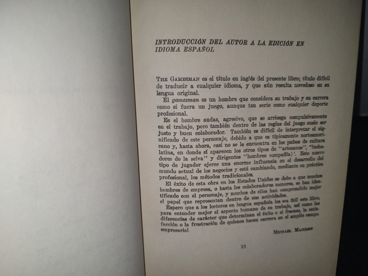 34- El Ganador. El Nuevo Tipo De Líder En Los Negocios - Michael Mccoby