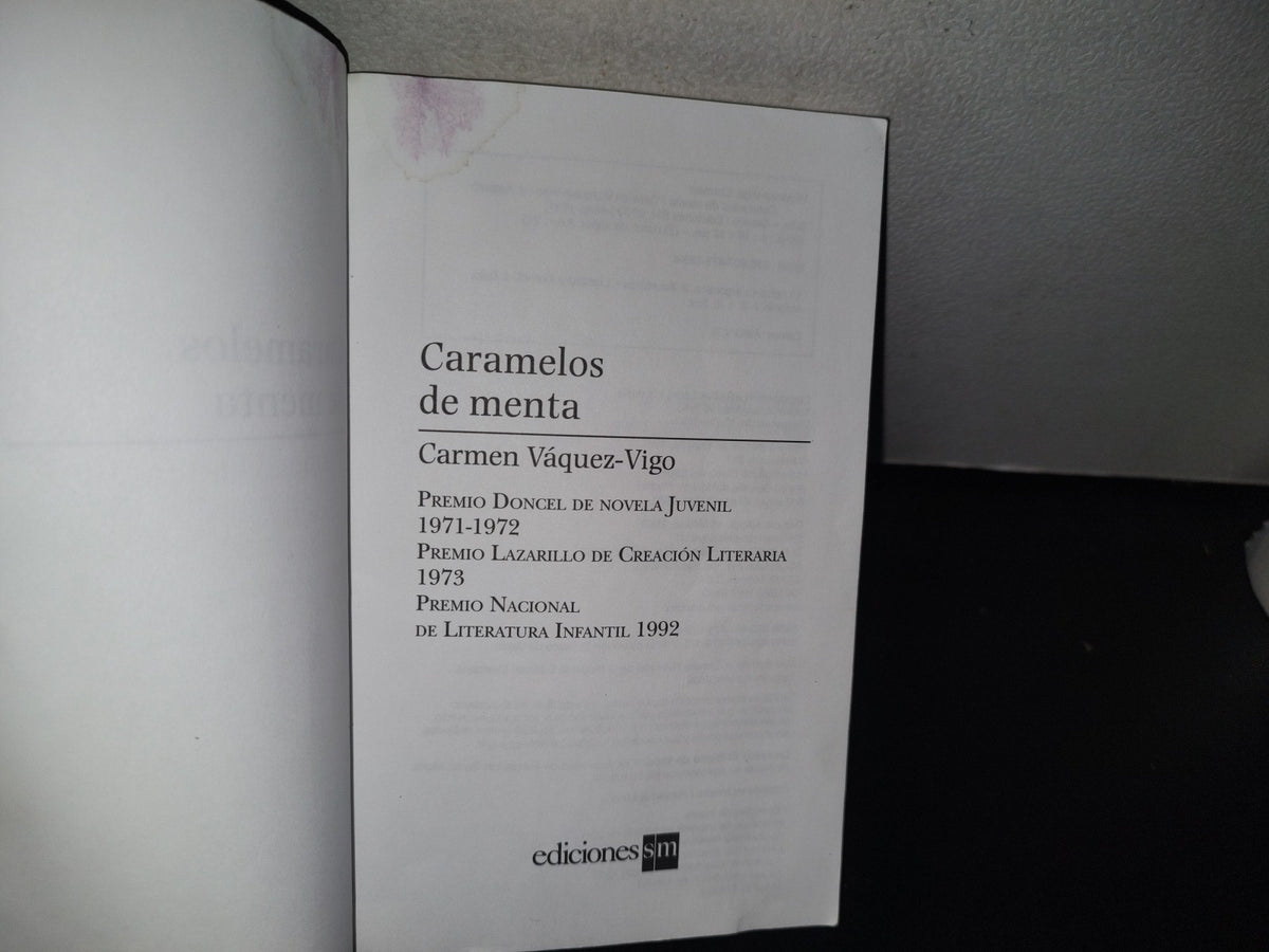 101- Caramelos De Menta - Carmen Vázquez-Vigo - El Barco De Vapor