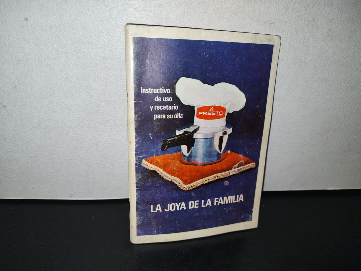 84- Antiguo Instructivo Recetario De Cocina Para Olla Presto - 70'S