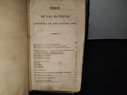 64- Compendio De Matemáticas Puras Y Mixtas - José Mariano Vallejo - Tomo Segundo - 1847