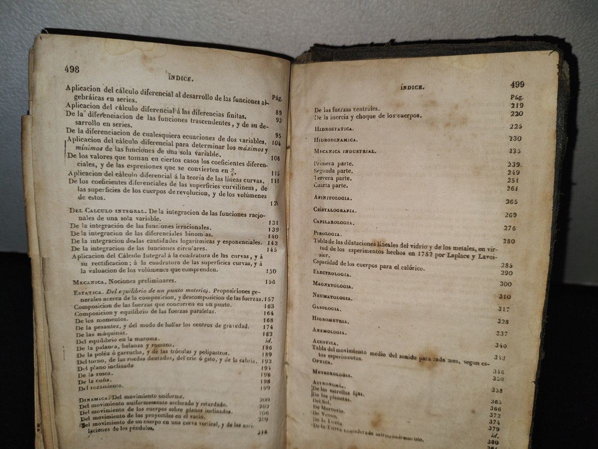 64- Compendio De Matemáticas Puras Y Mixtas - José Mariano Vallejo - Tomo Segundo - 1847