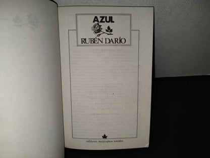 143- Azul - Rubén Darío - Editores Mexicanos Unidos - 1992