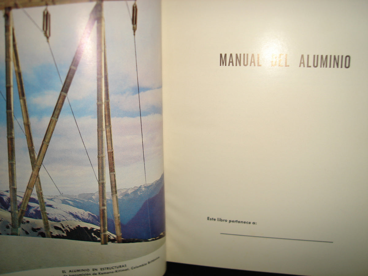 160- Manual Del Aluminio - Aluminio Industrial Mexicano S. A. Almexsa - 70'S