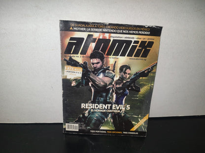 128- Revista Videojuegos Atomix. Resident Evil 5 - Abril 2009