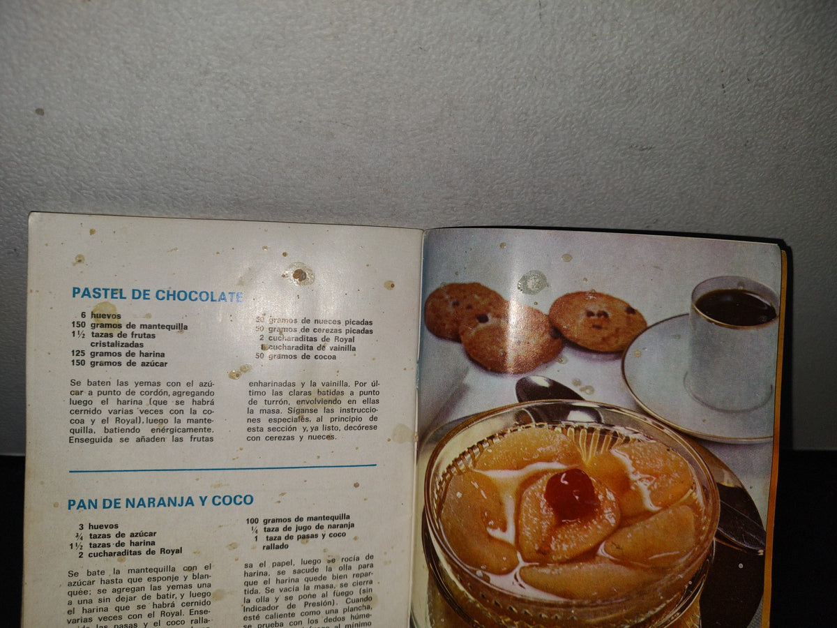 84- Antiguo Instructivo Recetario De Cocina Para Olla Presto - 70'S