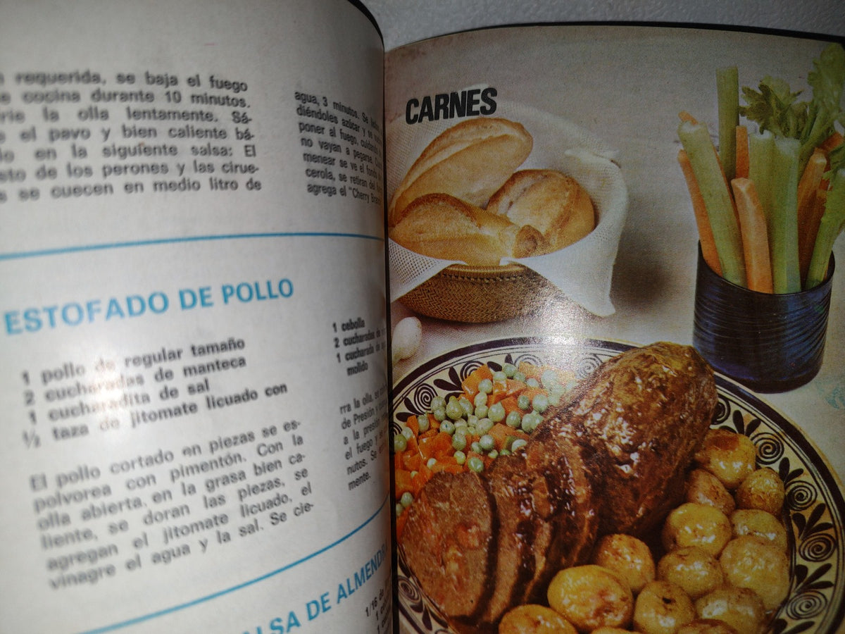 84- Antiguo Instructivo Recetario De Cocina Para Olla Presto - 70'S