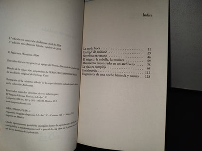 114- Un Tipo De Cuidado - Francisco Hinojosa - Fábula, Tusquets - 2011