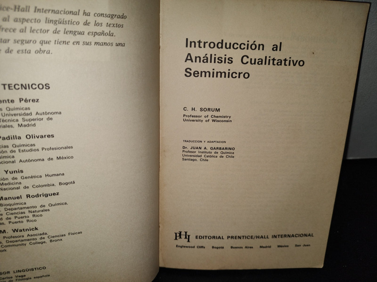 48- Introducción Al Análisis Cualitativo Semimicro - C. H. Sorum