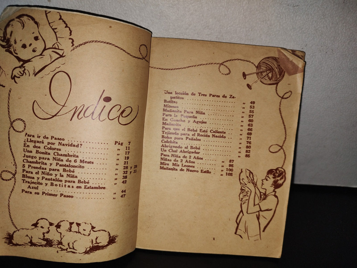 93- Tejidos Modernos Para Bebé. Ediciones De ”La Familia” - Primera Edición - 40'S