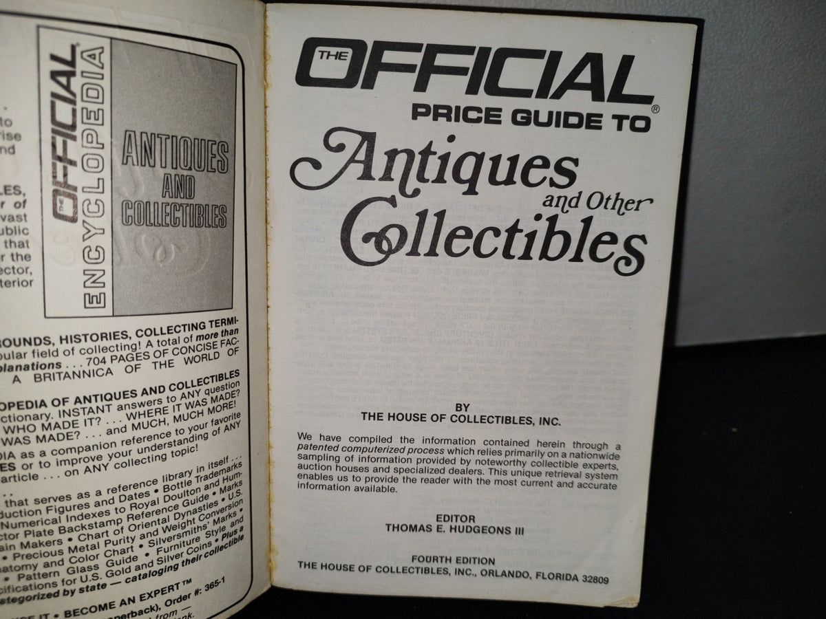 54. Guía Precios De Antigueades / Official 1984 Price Guide To Antiques And Other Collectibles