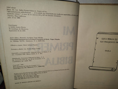 74- Mi Primera Biblia - Editorial Libros De México - 1985