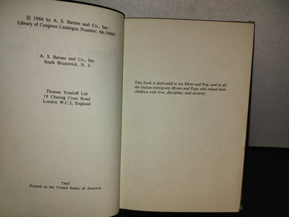 153- Feasting With Nonna Serafina - Theresa F. Buccheri. 1966, A. S. Barnes And Co.