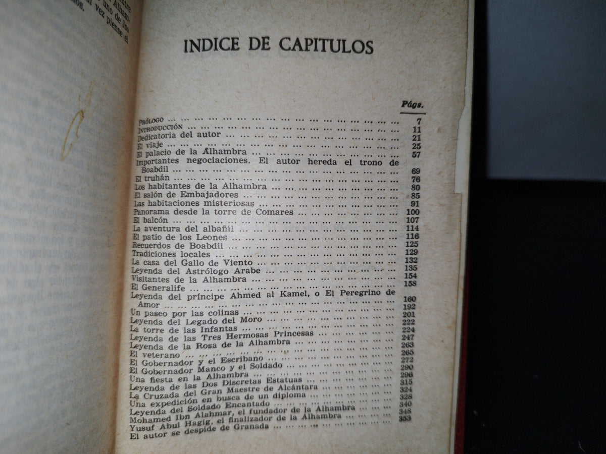 66- Cuentos De La Alhambra - Washington Irving - 1971 - Ediciones Miguel Sánchez