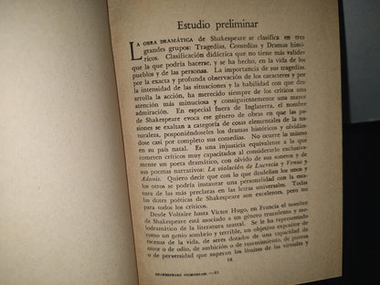 34- Clásicos Jackson. Volumen Ix. Shakespeare, Comedias - 1951