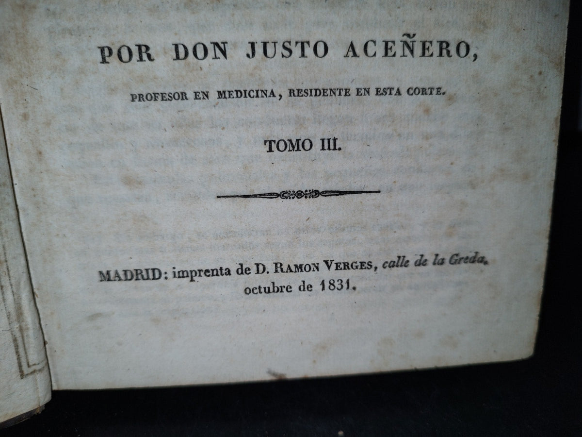 59- Principios Generales De Patología. Tomo III - G. Andral - 1831