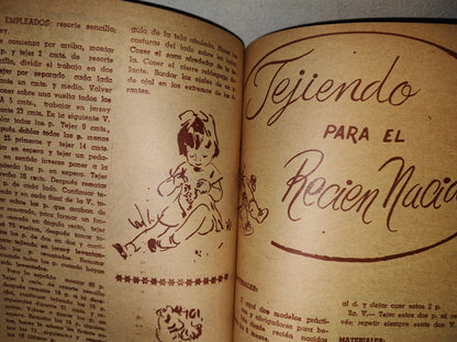 93- Tejidos Modernos Para Bebé. Ediciones De ”La Familia” - Primera Edición - 40'S