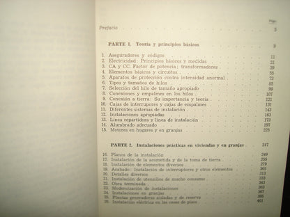 160- Manual Práctico De Instalaciones Eléctricas. Domésticas, De Granjas E Industrias. H. P. Richter